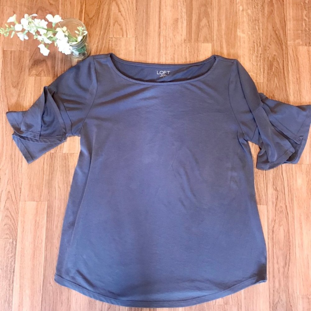 LOFT Outlet Slit Sleeve Tee